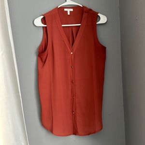 Maurice’s button down tank top- burnt orange